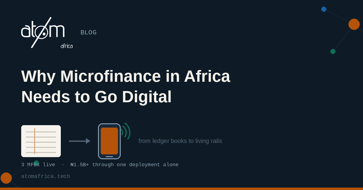 Why Microfinance in Africa Needs to Go Digital